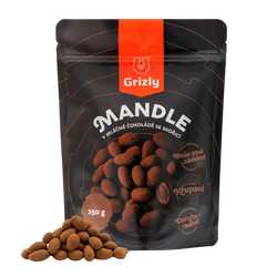 Grizly Mandle v mléčné čokoládě obalené skořicí 250 g