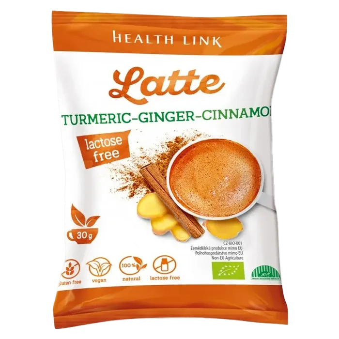 Health Link Kurkuma latte se zázvorem a skořicí 30 g BIO