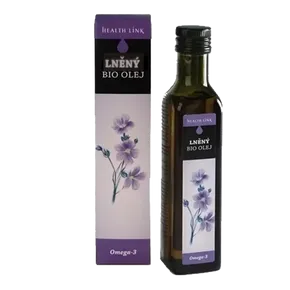 Health Link Lněný olej 250 ml BIO