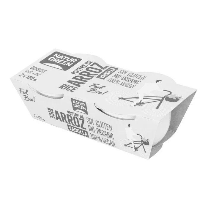 DEZERT rýžový vanilka BIO NaturGreen 2x125g