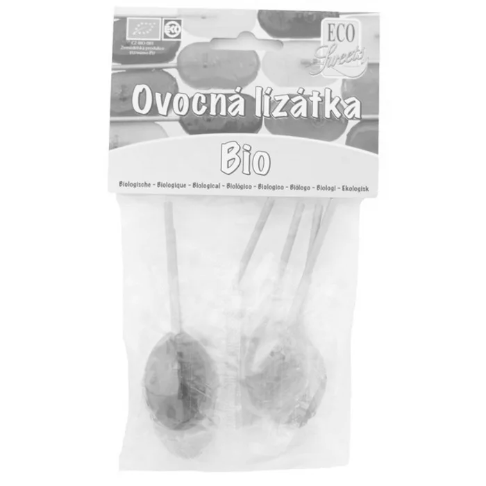 Eco Sweets Ovocná lízátka 50g / 6 kusů BIO