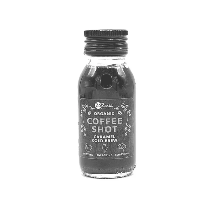 ZoZozial Coffee Shot karamel 60ml Bio