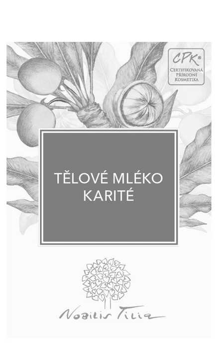 Nobilis Tilia Tělové mléko Karité 3 ml VZOREK