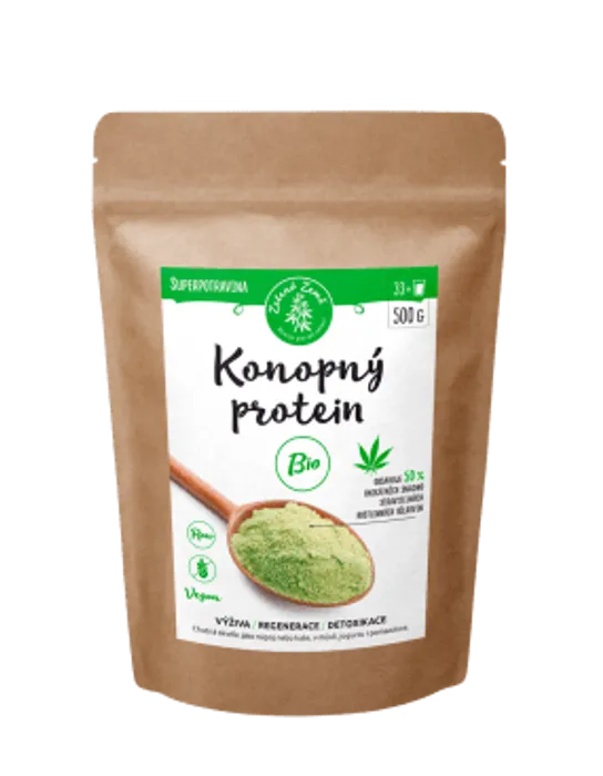 Zelená Země Konopný protein 500 g BIO