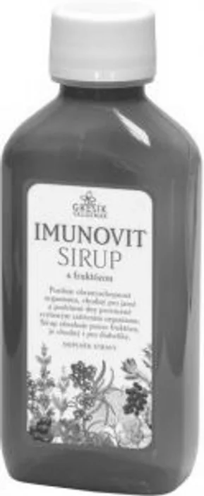 Grešík Imunovit bylinný sirup 185 ml