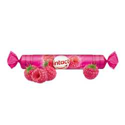 Intact Hroznový cukr s vitaminem C malina 40 g