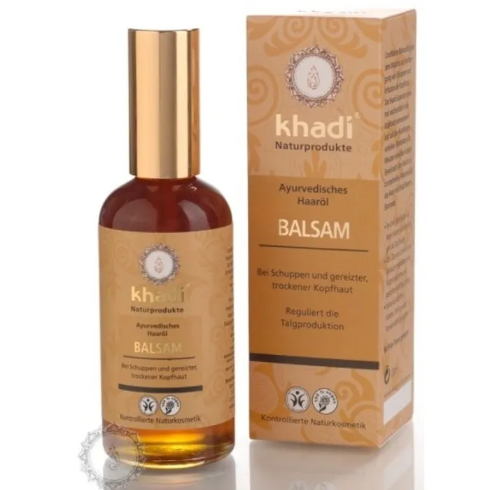 Khadi Vlasový olej balzám proti lupům a svědivé pokožce 100ml