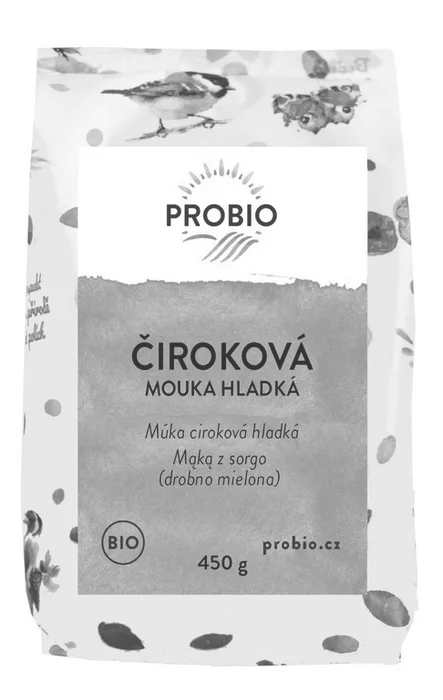 PROBIO Mouka čiroková hladká s lepkem 450g Bio