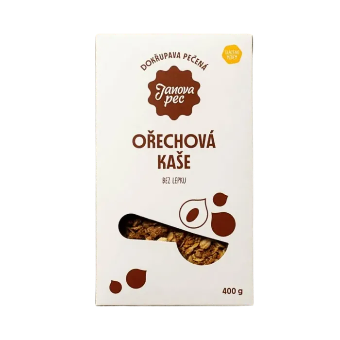 Janova pec Pečená kaše Ořechová 80 g BLP