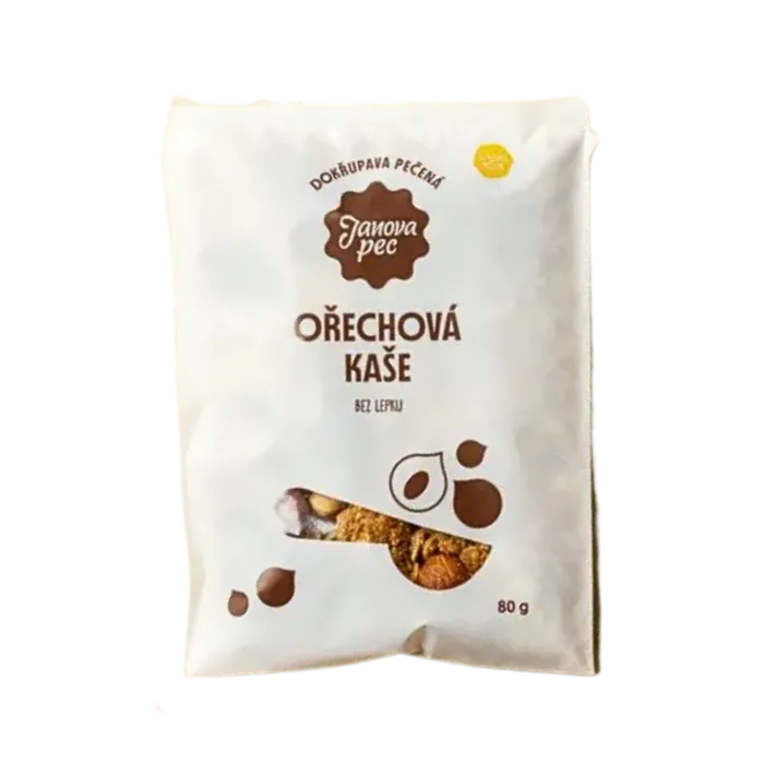 Janova pec Pečená kaše Ořechová 80 g BLP
