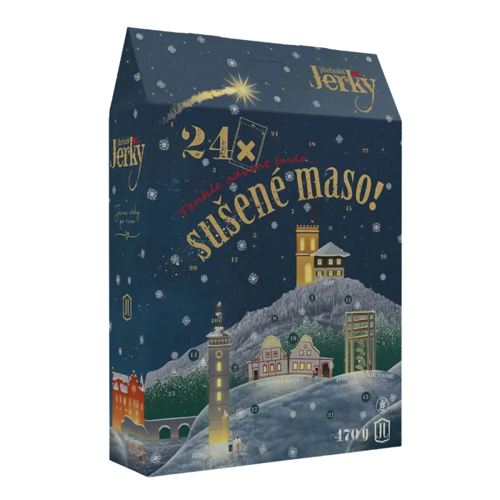 Jihočeské jerky Adventní kalendář 2026 470 g