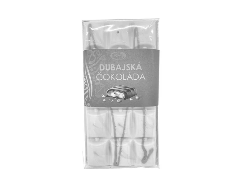 KAMILA CHOCOLATES Dubajská čokoláda bílá 90g