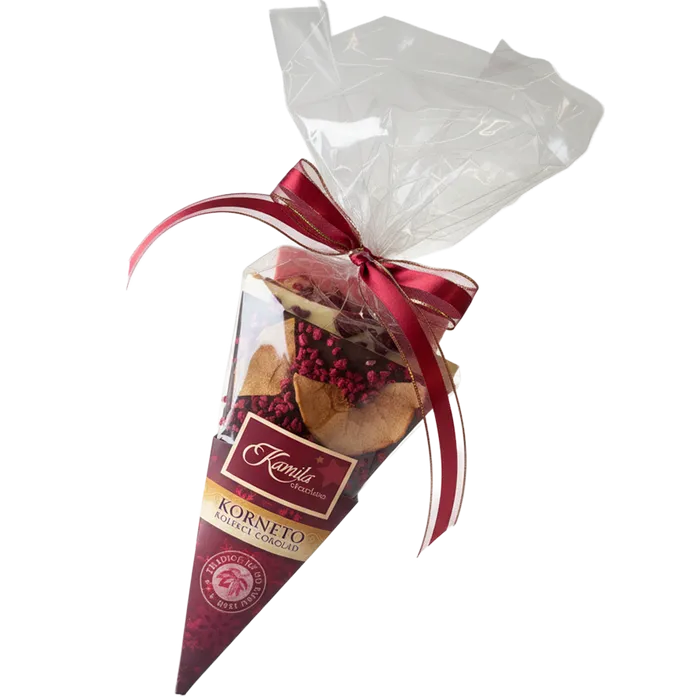 KAMILA CHOCOLATES Korneto s lámanou čokoládou 200g