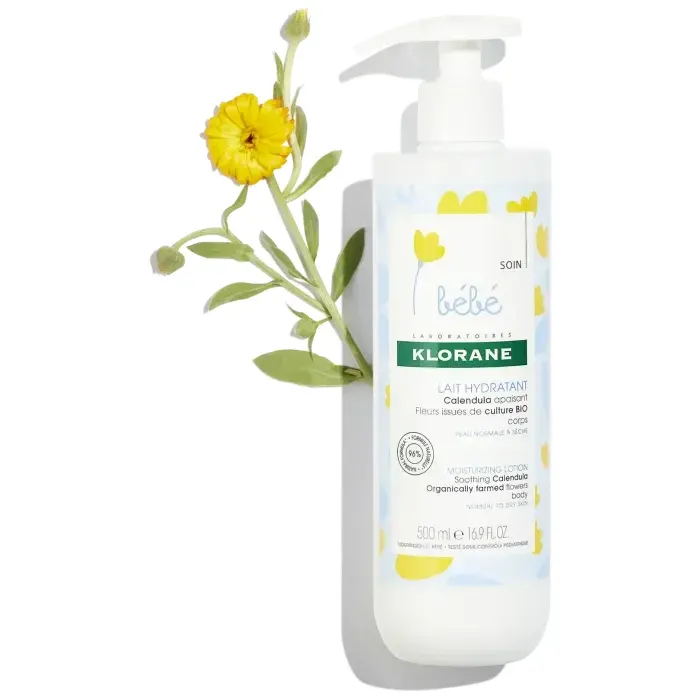 KLORANE BEBE Hydratační mléko s měsíčkem 500 ml