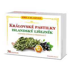 Královské pastilky Islandský lišejník 36ks