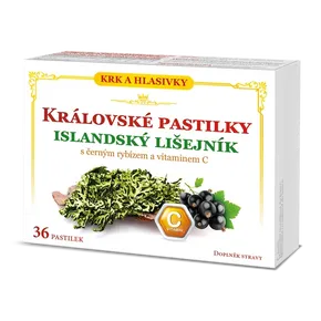 Královské pastilky Islandský lišejník 36ks