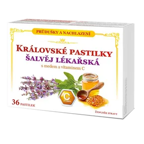 Královské pastilky Šalvěj 36ks