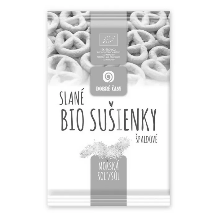 Dobré časy Sušenky špaldové s mořskou solí 140 g Bio