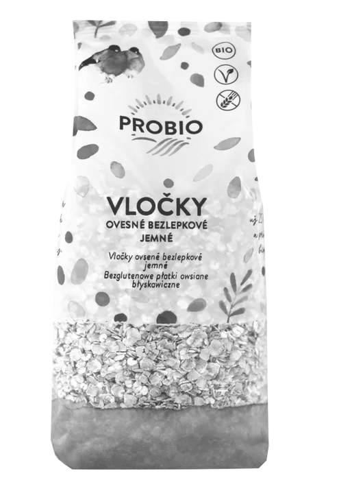 PROBIO Ovesné vločky jemné bezlepkové 500g BIO
