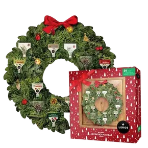 LEROS Bylinný adventní věnec kalendář 24 sáčků