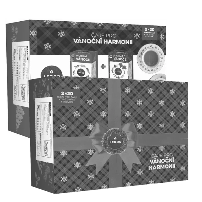 LEROS Dárková sada - čaje pro vánoční harmonii 2x20 sačků