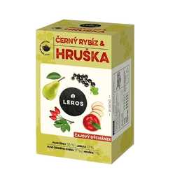 LEROS Čajový dýchánek černý rybíz & hruška 20x2,5 g