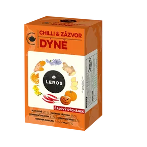 LEROS Čajový dýchánek chilli, zázvor&dýně 20x2g
