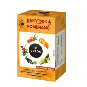LEROS Čajový dýchánek rakytník & pomeranč 20x2 g