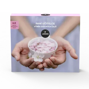 LEROS Dárková kazeta Paní učitelce 6x5 sáčků