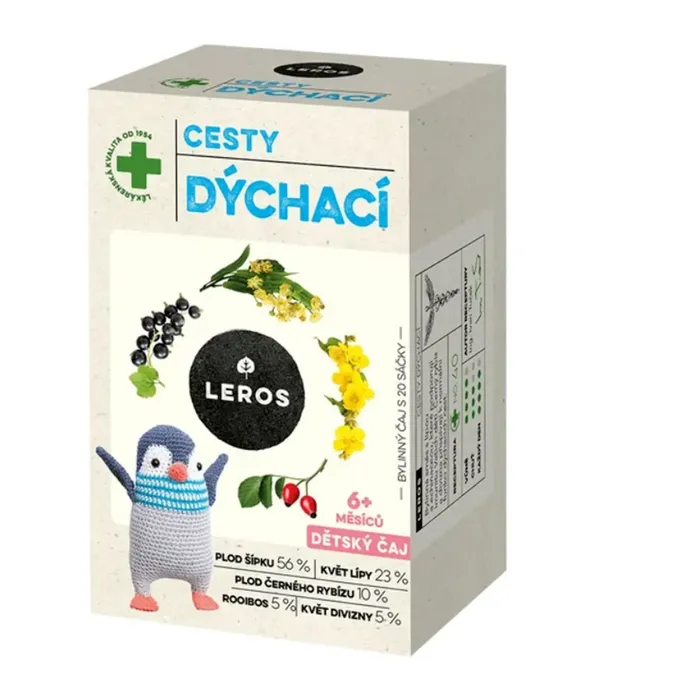 LEROS Dětský čaj cesty dýchací 20x2 g