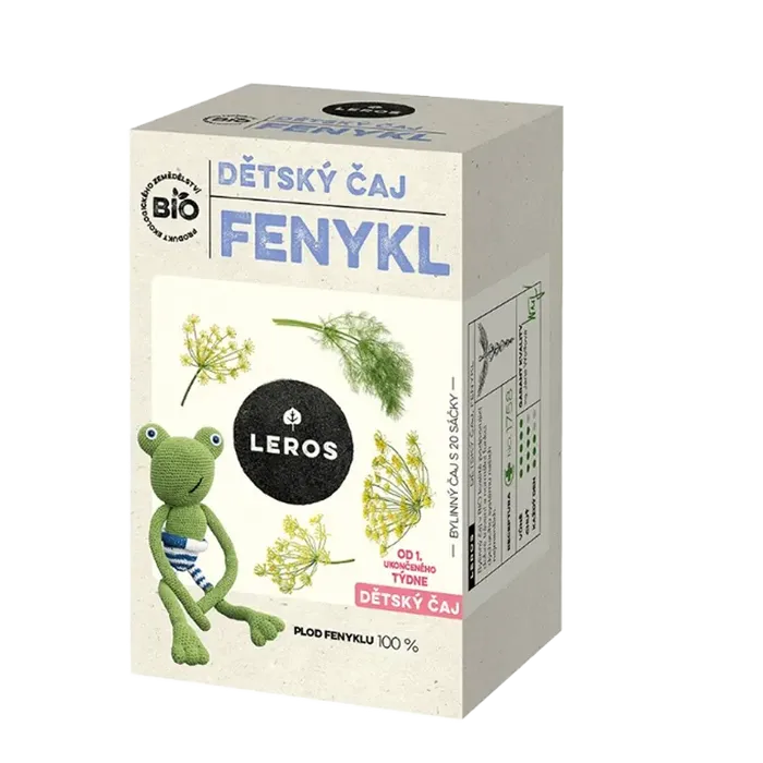 LEROS Dětský čaj Fenykl BIO 20x1,5 g