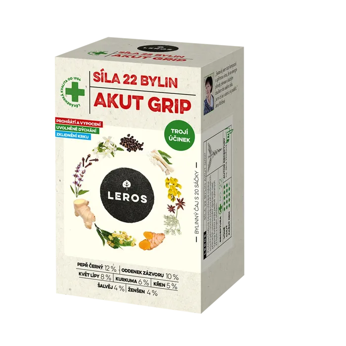 LEROS Síla 22 bylin AKUT GRIP 20x2,5g