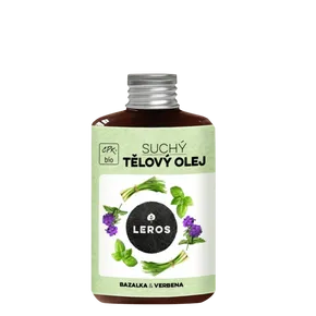 LEROS Suchý tělový olej bazalka + verbena 100 ml
