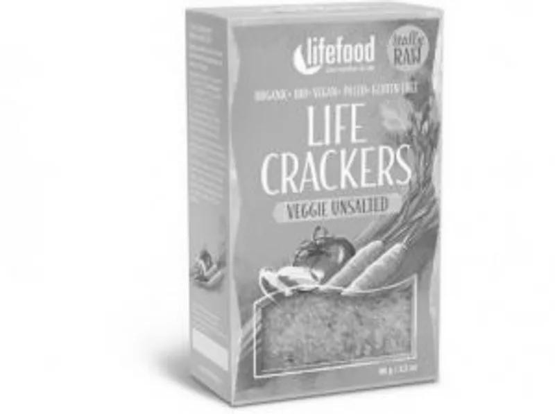 Lifefood Life Crackers zeleninové bez soli 90g Bio