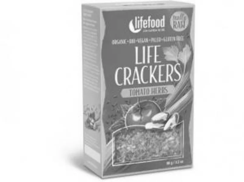 Lifefood Life Crackers rajčatové 80g Bio