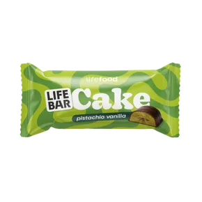 Lifefood Tyčinka Lifebar Cake pistácie a vanilka 35 g