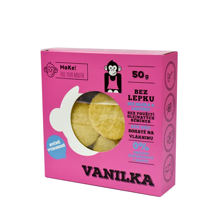 MaKe! Sušenky vanilkové 50g