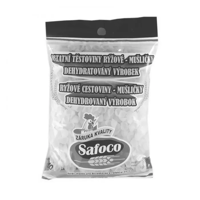 Safoco Těstoviny rýžové mušličky 200g