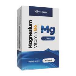 medipron Magnesium B6 chelát 60 kapslí