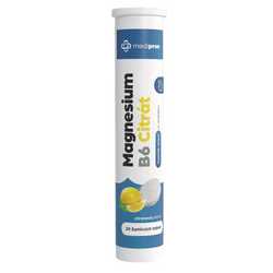 medipron Magnesium B6 citrát 20 šumivých tablet
