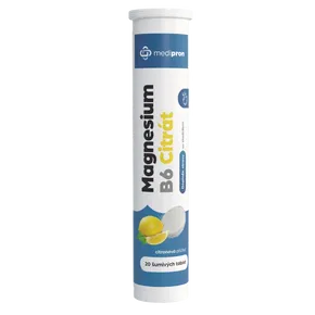 medipron Magnesium B6 citrát 20 šumivých tablet