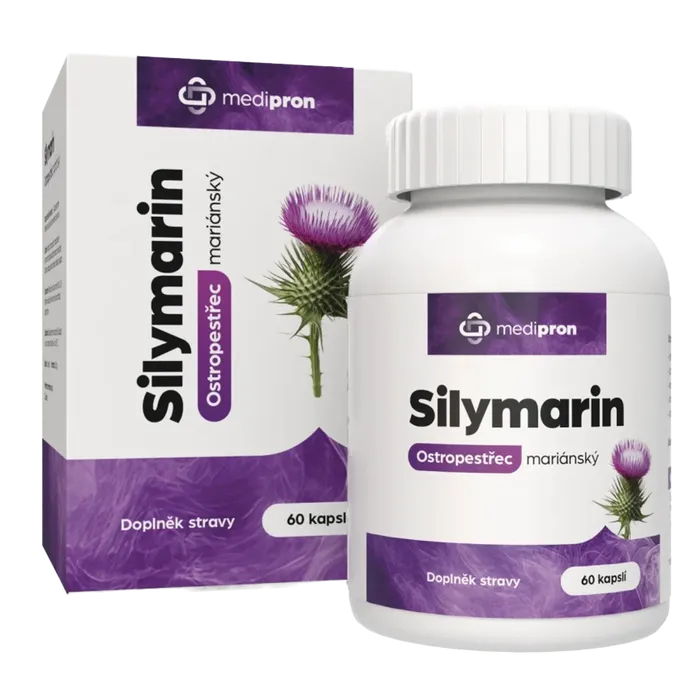medipron Silymarin (Ostropestřec mariánský) 60 kapslí