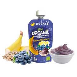 Mixit Kapsička banán a borůvka 110 g BIO