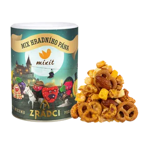 Mixit Mix hradního pána - Sýr, crunchy corn, oříšky a preclíky 230 g
