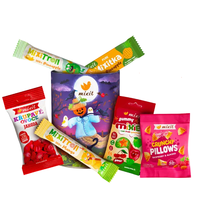 Mixit Strašidelný tubus plný dobrot 138 g
