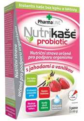 Mogador Nutrikaše probiotic s jahodami a vanilkou 180g (3x60g)