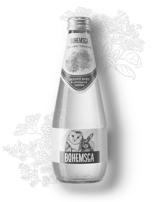 Bohemsca Limonáda Bezový květ a citronový tymián 330ml