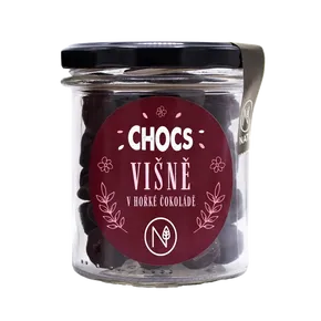 NATU Chocs Maliny v 70% hořké čokoládě 90 g