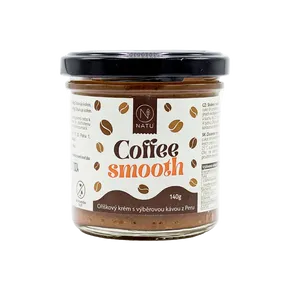 NATU Coffee smooth oříškový krém s kávou 140 g
