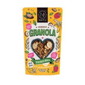 NATU Granola banán a maca 370 g